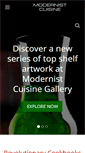 Mobile Screenshot of modernistcuisine.com