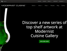 Tablet Screenshot of modernistcuisine.com